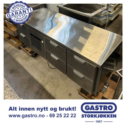 Porkka/Pallaskylmä Cold line Kjølebenk m/ 6 skuffer