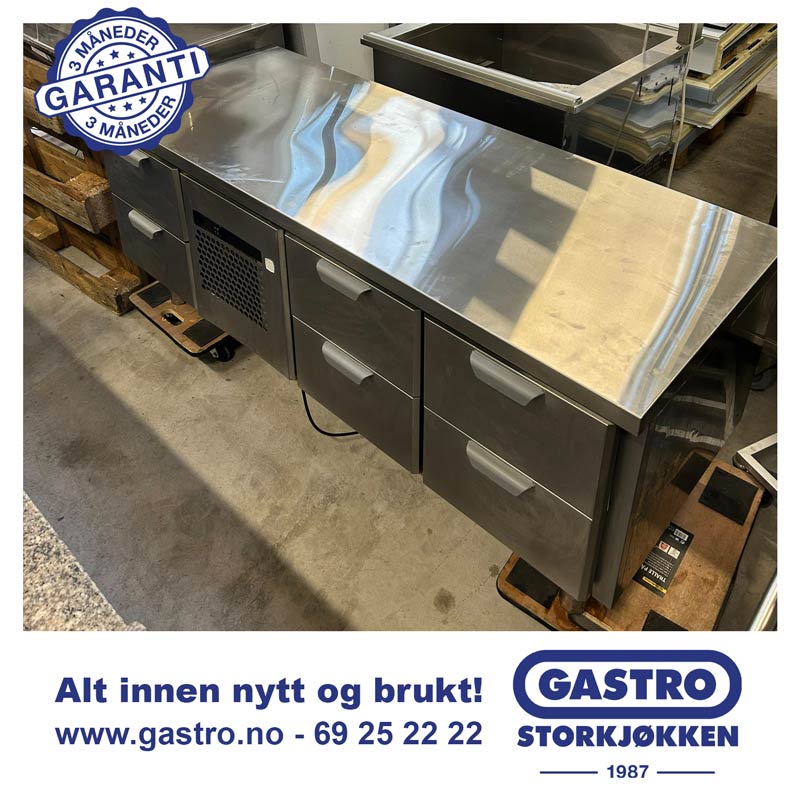 Porkka/Pallaskylmä Cold line Kjølebenk m/ 6 skuffer