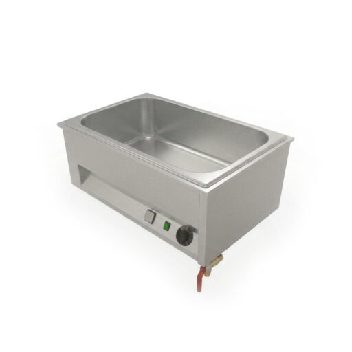 Vannbad for nedfelling for 2 stk. 1/1 GN 20cm m/tappekran
